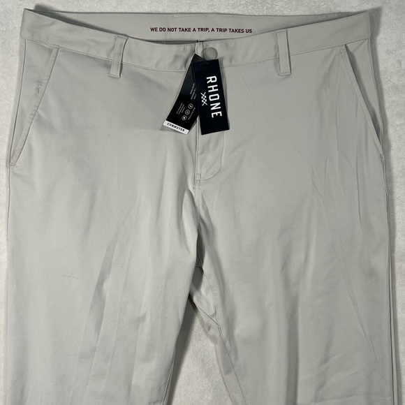NWT Rhône Commuter Pants FlexKnit Size 35W 33L Stretch Cotton Chino Pant Rhone - Picture 5 of 12